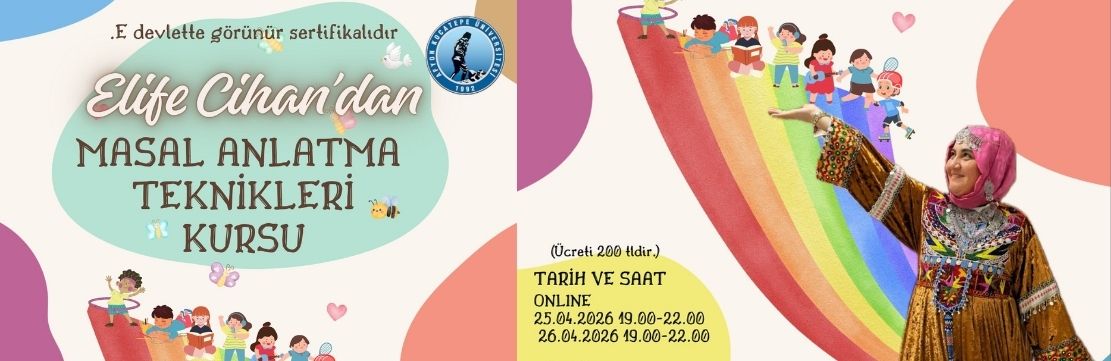 Masal Anlatma Teknikleri Kursumuz tamamlanmıştır.